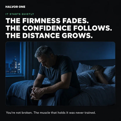 It starts quietly: the firmness fades, the confidence follows, the distance grows