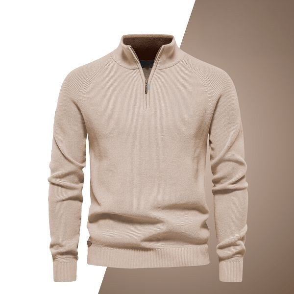 Pull Col Zippé
