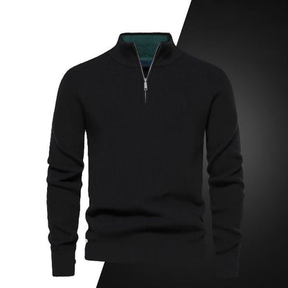 Pull Col Zippé