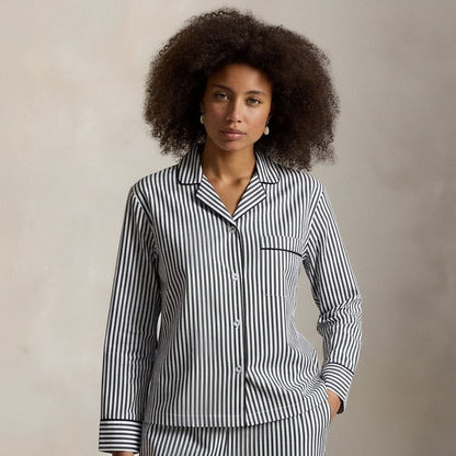 Polo Bear Cotton Sateen Pajama Set
